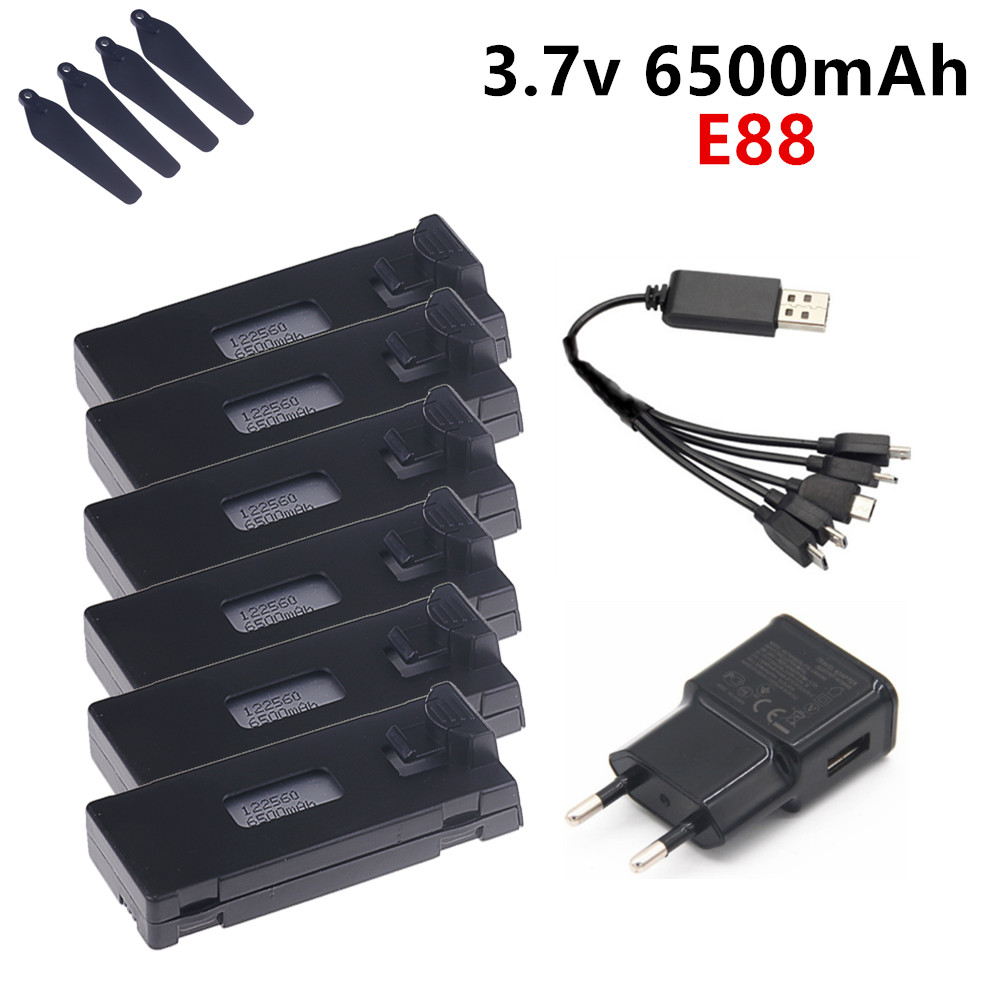 Drone Power Bank - 3.7V 6500mAh Lipo Battery For E88
