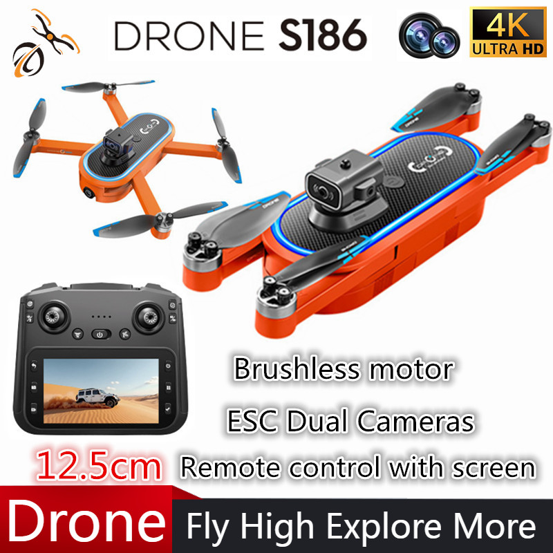 2025 S186 Drone Professional 4 - Drone Controller Screen recensie en prijs