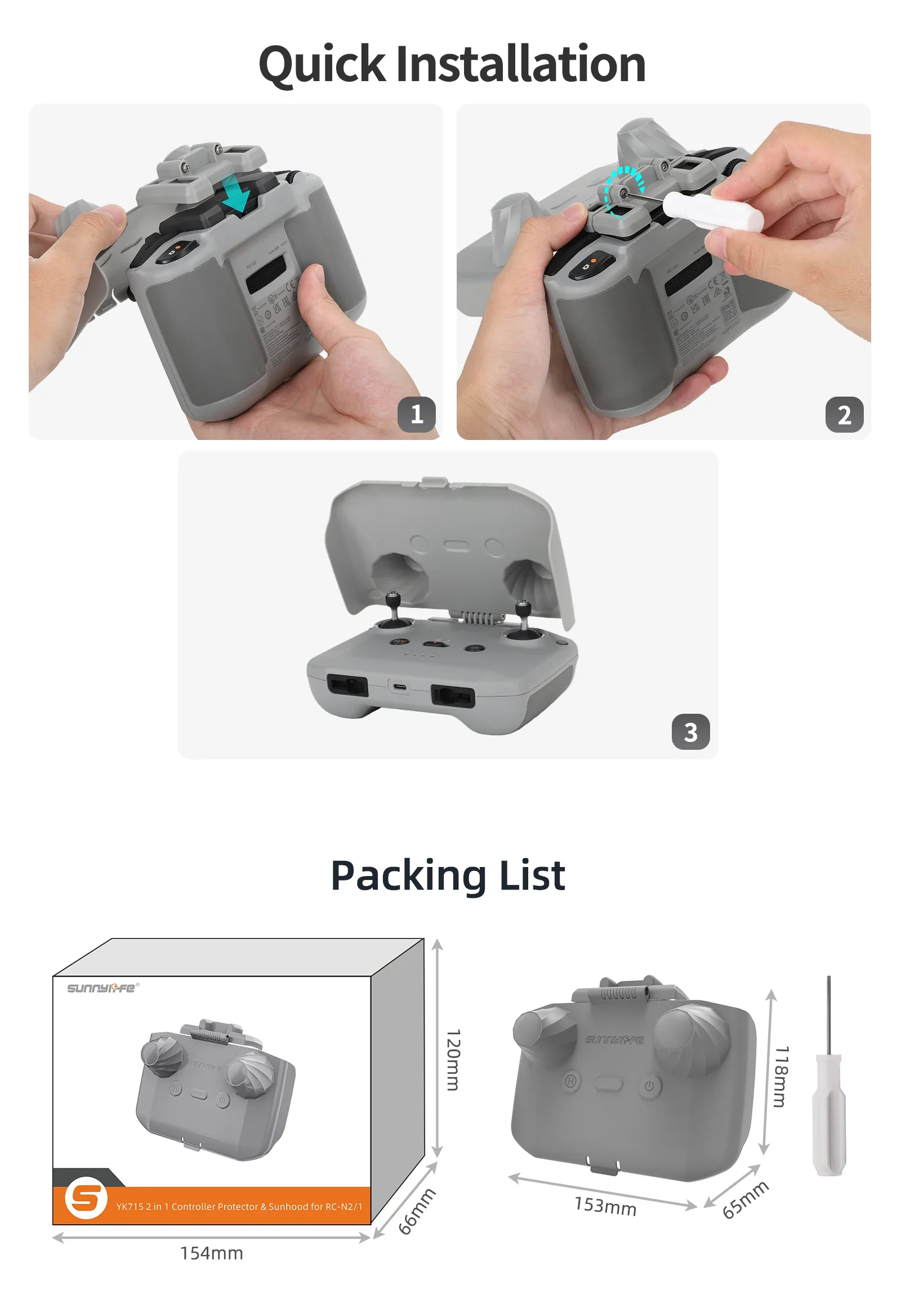 2 in 1 Controller Protector Su - Drone Control Stick recensie en prijs