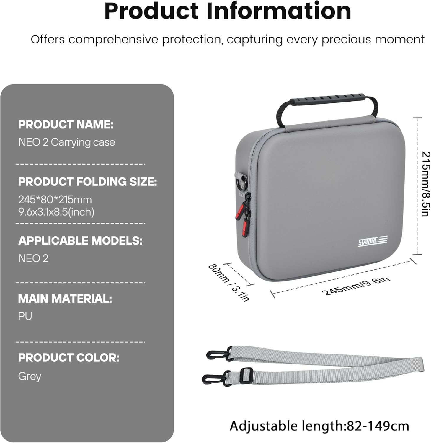 STARTRC Neo 2 Portable PU Shou - Drone Carrying Case recensie en prijs
