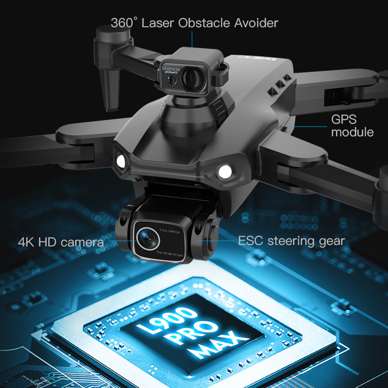 L900 Pro SE MAX GPS Drone 4K P - Drone Controller Screen recensie en prijs