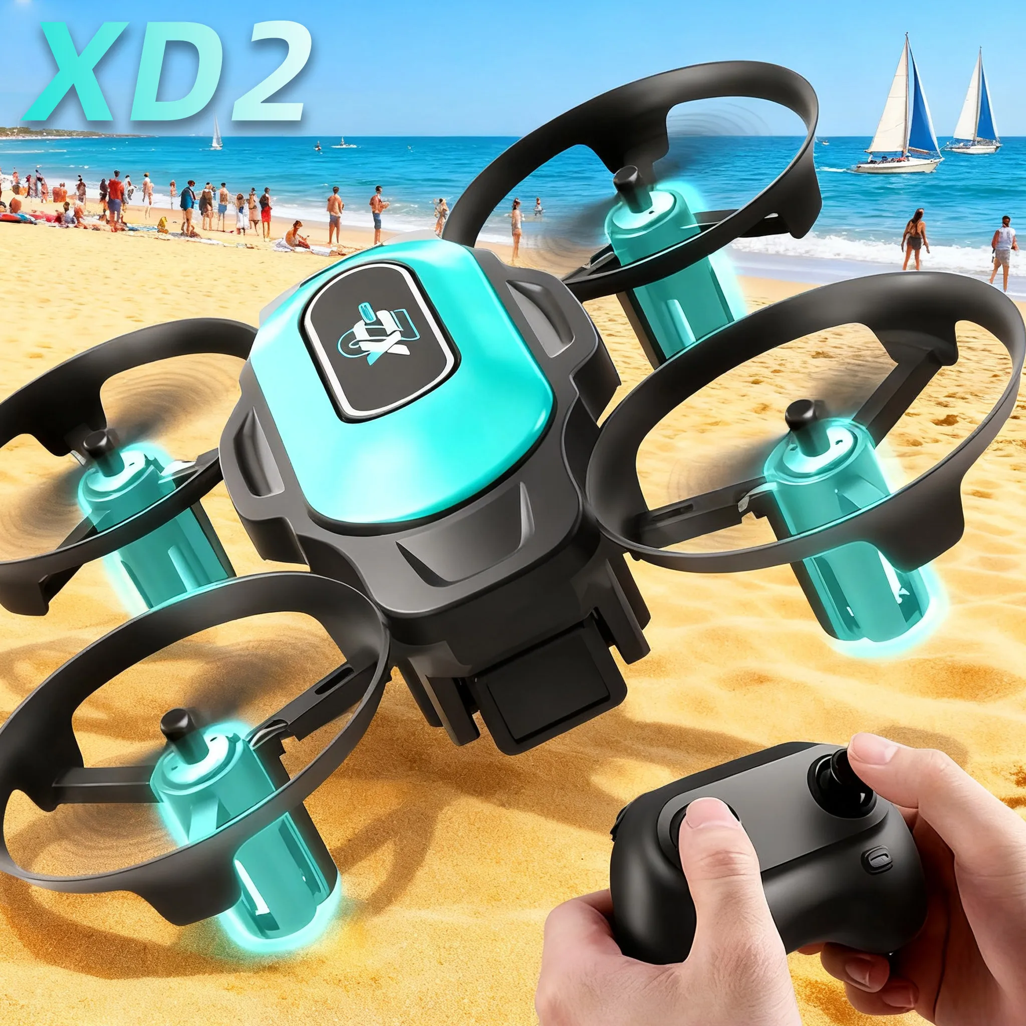 XD2 Mini Drone, 360° Stunt Fli - Drone Controller Screen recensie en prijs