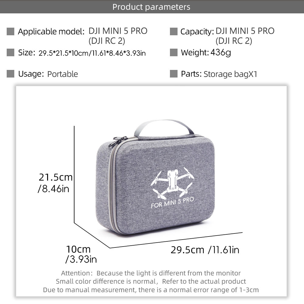 Storage Carry Case for DJI Min - Drone Controller Hood recensie en prijs