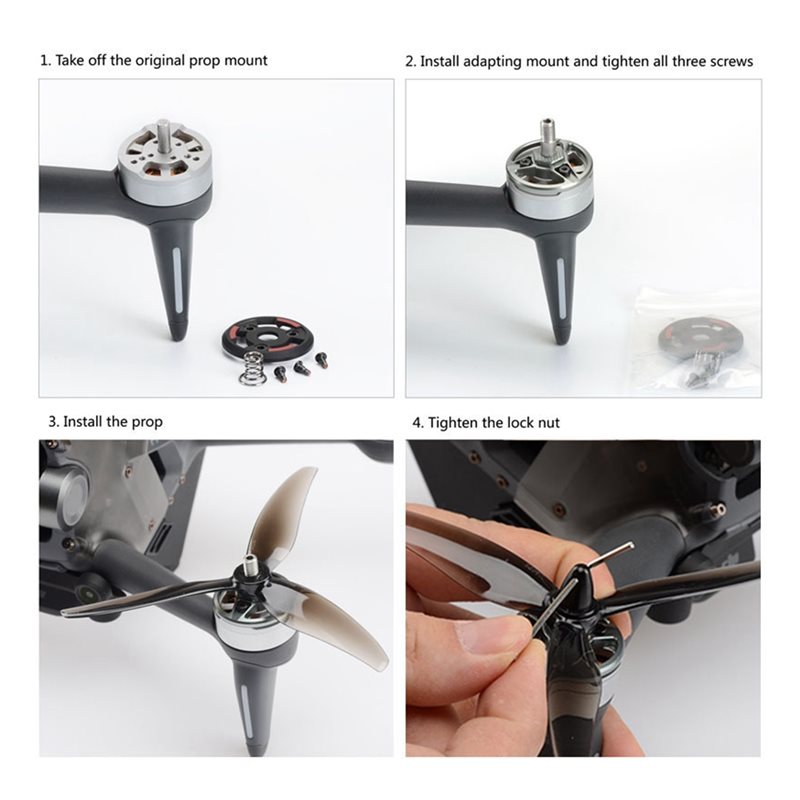 B50B-Motor Plate Adapter 4Pcs  - Drone Propeller Holder recensie en prijs