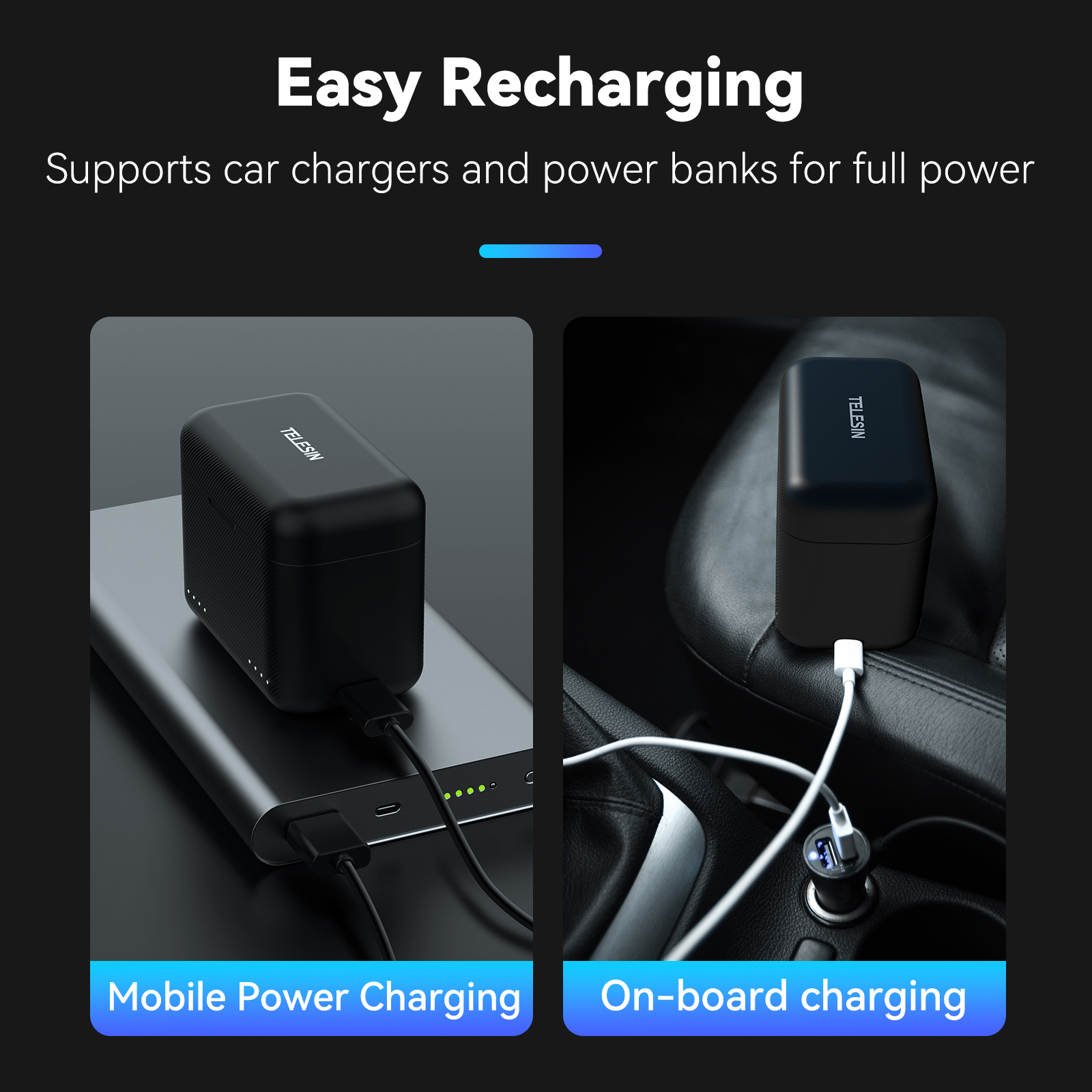 TELESIN For Insta360 X3 X4 Bat - Drone Charging Hub recensie en prijs
