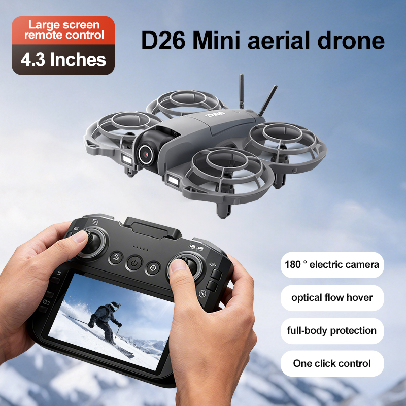 D26 Drone 4K Aerial HD 180° Ca - Drone Controller Screen recensie en prijs