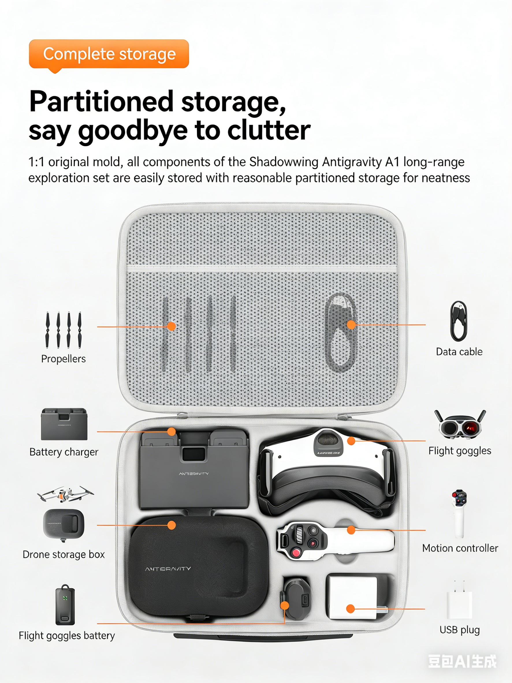 For Antigravity A1 Storage Bag - Drone Backpack recensie en prijs