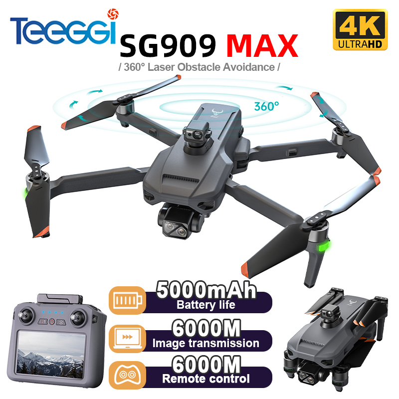 Teeggi SG909 MAX GPS Drone Wit - Drone Controller Screen recensie en prijs