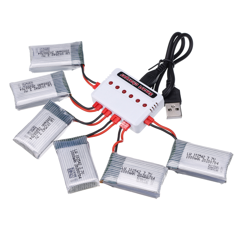 3.7V 1000mAh 102542 Lipo Batte - Drone Battery Charger recensie en prijs