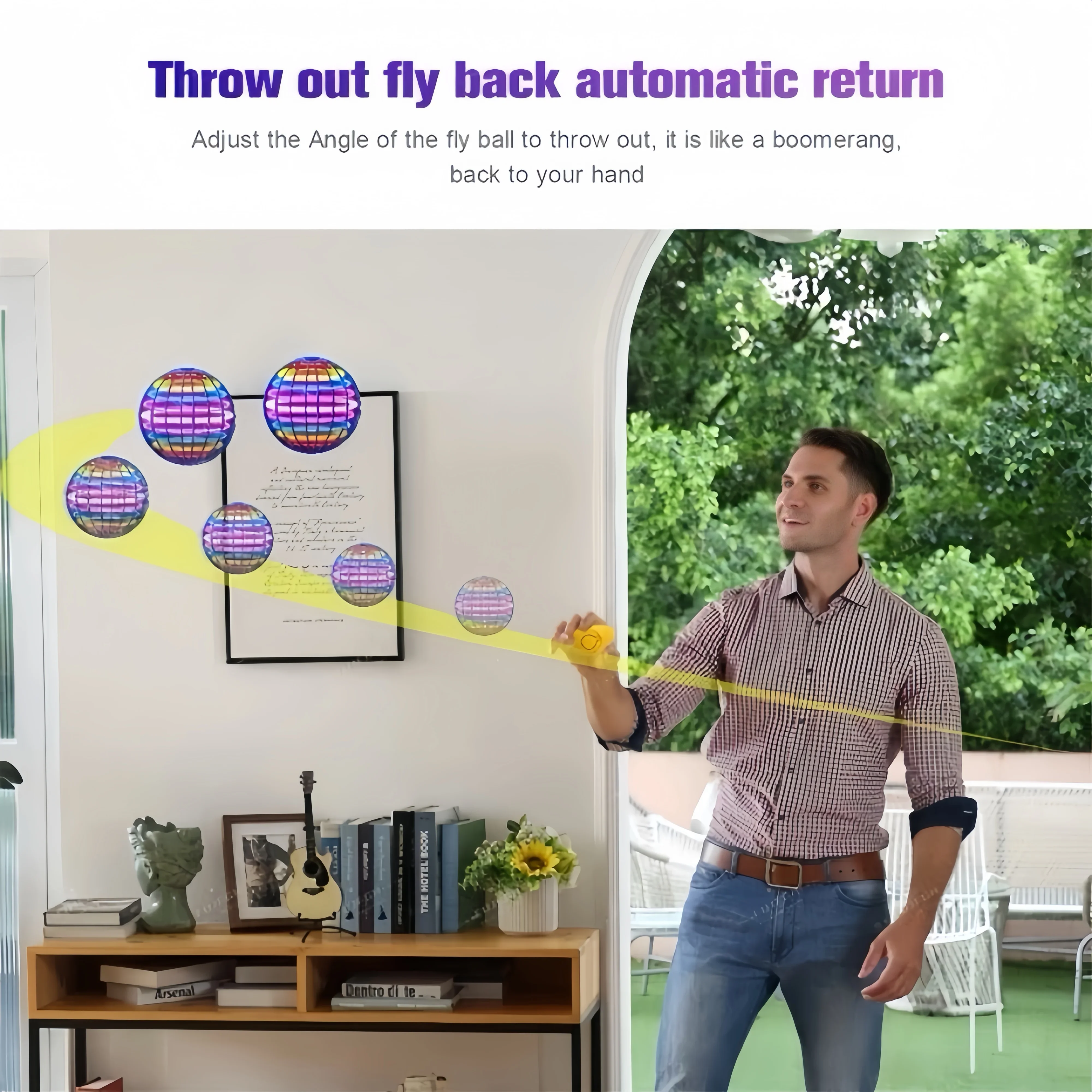 Flying Ball Boomerang Spinner  - Drone Strobe Light recensie en prijs