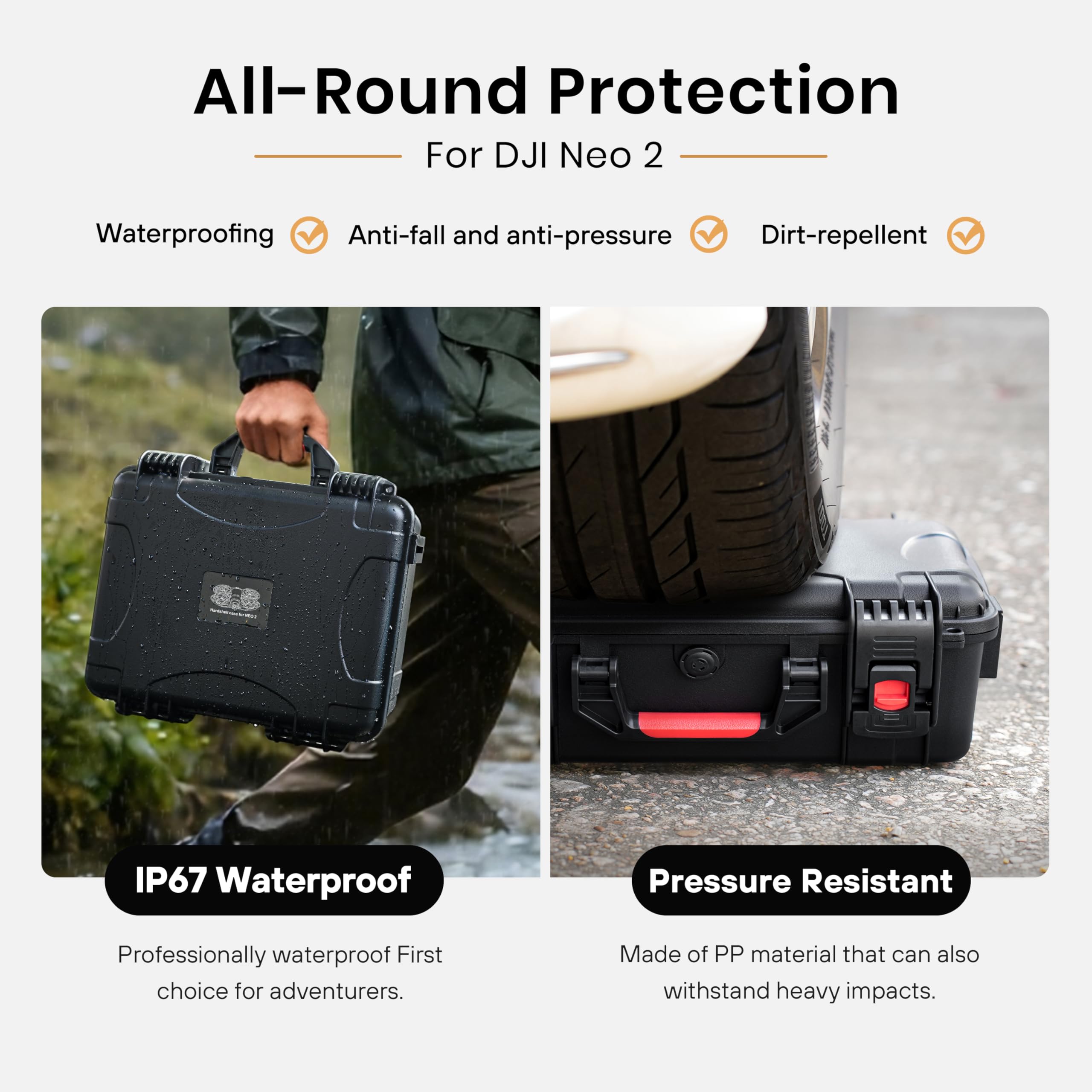 STARTRC Waterproof Hard Carryi - Drone Controller Hood recensie en prijs