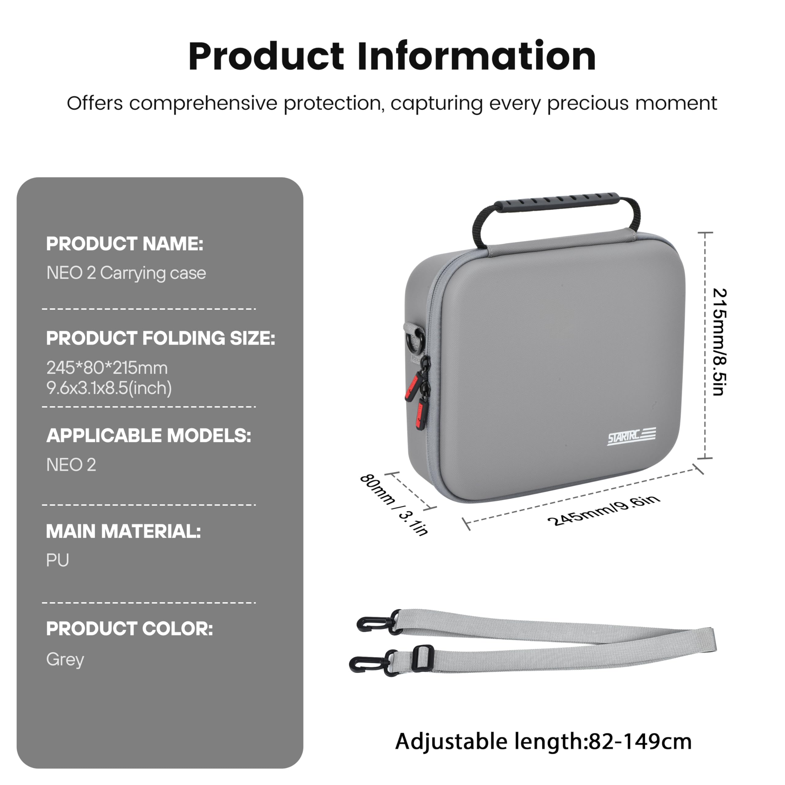 Neo 2 Portable PU Shoulder Bag - Drone Carrying Case recensie en prijs
