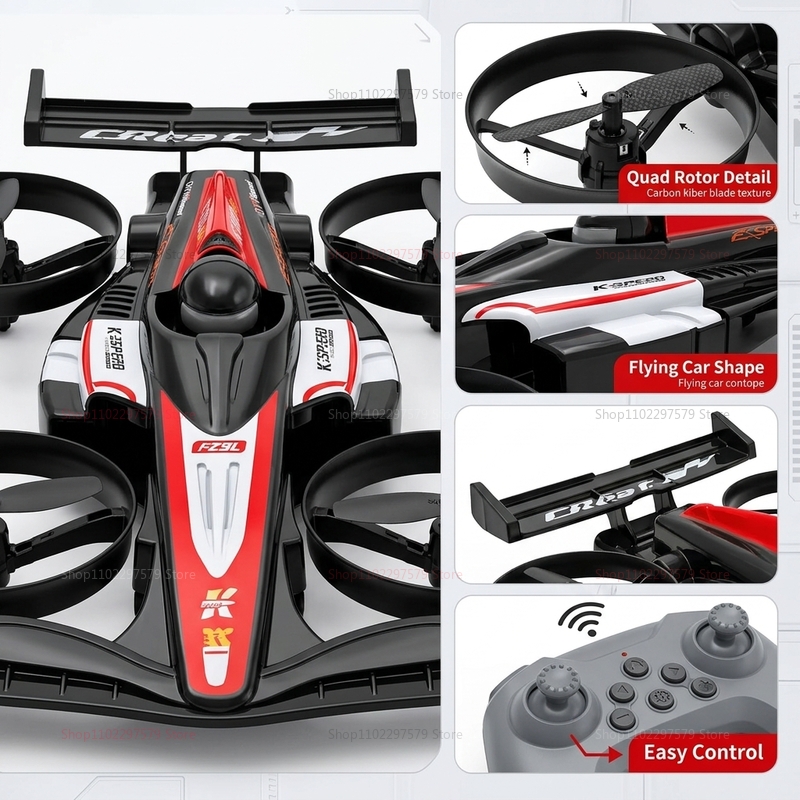 Mini RC Flying Car Transformab - Drone Control Stick recensie en prijs