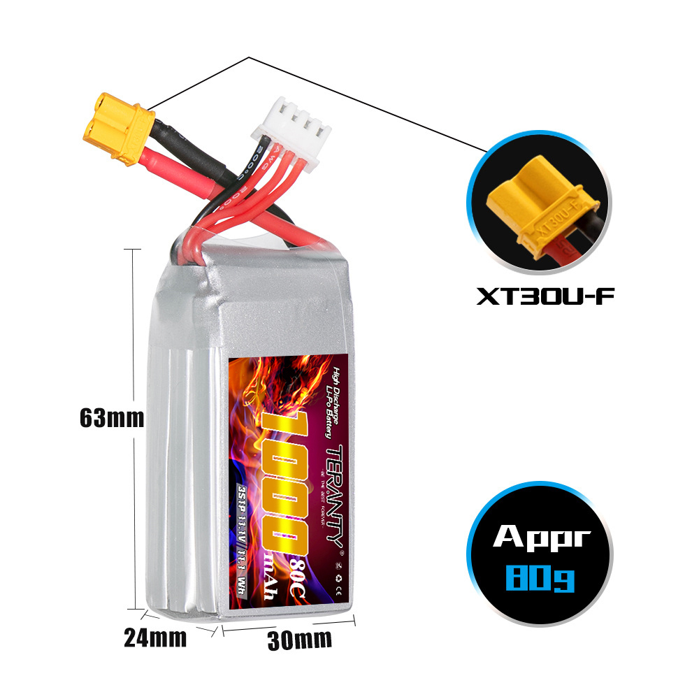 TERANTY 3S 11.1V 80C/160C 1000 - Drone Power Bank recensie en prijs