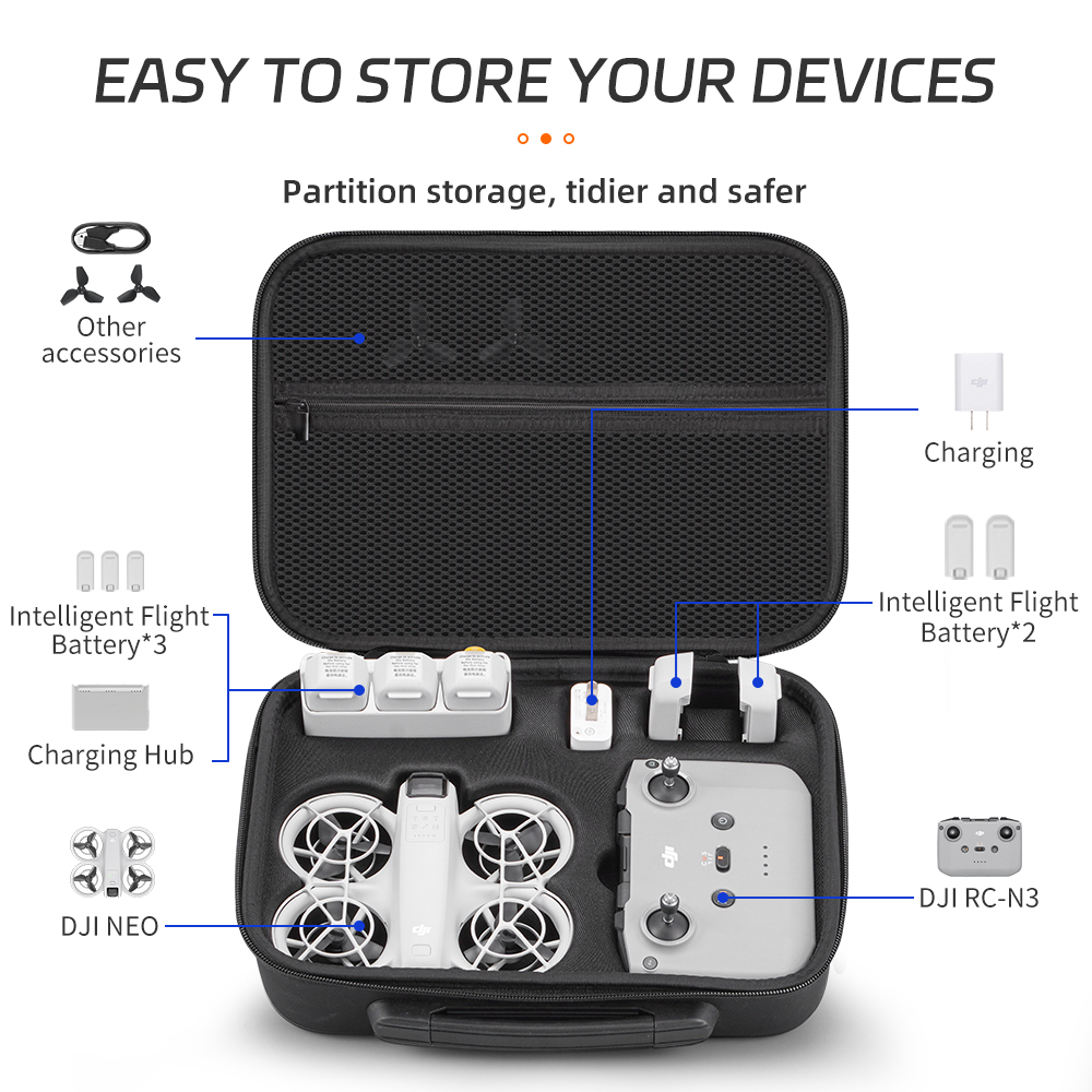 XFJI Carrying Case Compatible  - Drone Carrying Case recensie en prijs